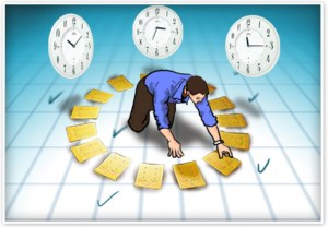 Organizar las actividades de manera tal que podamos realizar la tarea terrenal y la espirtual