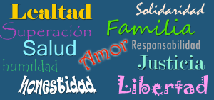 Coloca tus valores y vive según ellos, verás como todo se hace más sencilla.